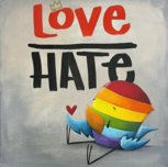 Fabio Napoleoni Prints Fabio Napoleoni Prints Love Over Hate (OE)